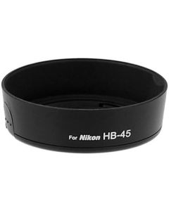 Fotodiox Lens Hood Replacement for HB-45 Compatible with Nikon Nikkor AF-S 18-55mm f/3.5-5.6G ED II and AF-S 18-55mm f/3.5-5.6G VR Lens