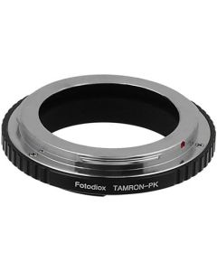Fotodiox Tamron Adaptall II Lens Adapter for Pentax K, fits Pentax *ist DS, DS2, D, DL, DL2, K10D, K20D, K100D, K110D, K200D, K100D Super, K-5, K-7, K-30, K-r, K-x, K-m, (K-m A.K.A. K2000), K-01, Samsung GX-20, GX-10