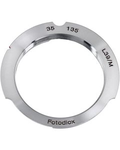 Fotodiox Lens Mount Adapter, M39 (39mm x1 Thread, Leica Screw Mount) Lens to Leica M Adapter with 35mm/135mm Frame Line, fits Leica M-Monochrome, M8.2, M9, M9-P, M10 and Ricoh GXR Mount A12