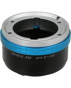 Fotodiox Pro Lens Mount Adapter, Arri Bayonet (Arri-B) Mount Lenses to Sony E-Mount Mirrorless Camera Adapter - for Sony Alpha E-Mount Camera Bodies (APS-C & Full Frame Such as NEX-7, a5100, a7II)