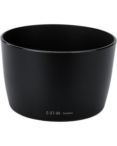 Fotodiox Lens Hood Replacement for ET-60 Compatible with Select Canon EF 75-300mm f/4-5.6 and EF 55-250mm f/4-5.6 Lenses