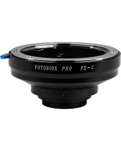 Fotodiox Pro Lens Mount Adapter - Compatible with Fuji Fujica X-Mount 35mm (FX35) SLR Lenses to C-Mount (1" Screw) Cine & CCTV Cameras