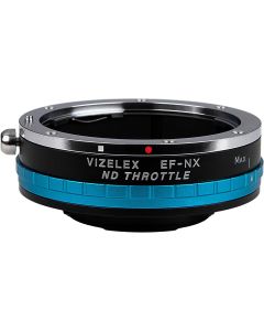 Vizelex ND Throttle Lens Mount Adapter - Canon EOS (EF/EF-S) D/SLR Lens to Samsung NX Mount Mirrorless Camera Body with Built-in Variable ND Filter (1-Stop to 8-Stops)